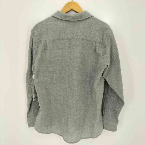 ENCOMING 24aw Open Collar Shirt ウール長袖シャツ メンズ import:L