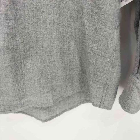ENCOMING 24aw Open Collar Shirt ウール長袖シャツ メンズ import:L