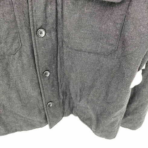 エンジニアードガーメンツ Engineered Garments ダブルジップ ウール チェック ノーカラージャケット メンズ M