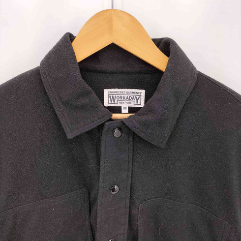 エンジニアードガーメンツ Engineered Garments WORKADAY ハーフボタン ロングスリーブ フリース ニット メンズ M