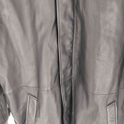Lamb Leathe Car Coat ラムレザー カーコート 比翼 メンズ LL