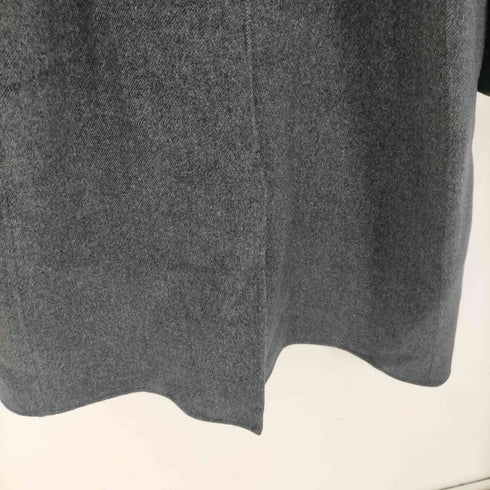 カシミヤ CASHMERE CASHMERE 100% Balmacaan Long Coat カシミア 100% バルマカーン ステンカラー ロング コート 比翼 メンズ import:M