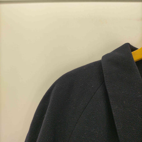 カシミヤ CASHMERE CASHMERE 100% Balmacaan Long Coat カシミア 100% バルマカーン ステンカラー ロング コート 比翼 メンズ import:L