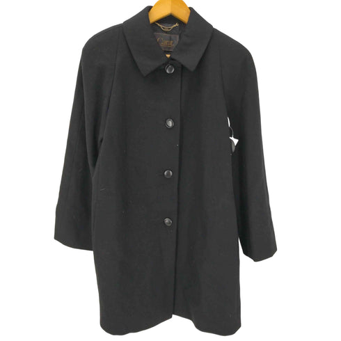ピュア カシミヤ pure cashmere CASHMERE 100% Balmacaan Long Coat カシミア 100% バルマカーン ステンカラー ロング コート レディース 9