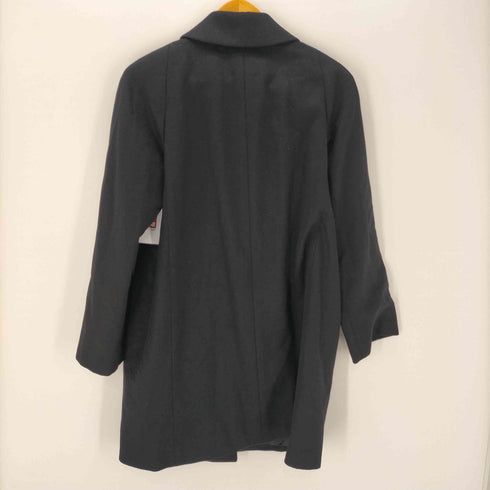 ピュア カシミヤ pure cashmere CASHMERE 100% Balmacaan Long Coat カシミア 100% バルマカーン ステンカラー ロング コート レディース 9
