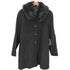 ピュア カシミヤ pure cashmere PURE CASHMERE 100% & Real Fur Balmacaan Coat ピュア カシミア 100% 襟リアルファー バルマカーン ステンカラー ロング コート レディース 9