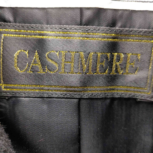 ピュア カシミヤ pure cashmere PURE CASHMERE 100% & Real Fur Balmacaan Coat ピュア カシミア 100% 襟リアルファー バルマカーン ステンカラー ロング コート レディース 9