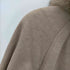 ピュア カシミヤ pure cashmere PURE CASHMERE 100% & Real Fur Balmacaan Coat ピュア カシミア 100% 襟リアルファー バルマカーン ステンカラー ロング コート レディース 9
