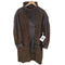 80-90S MADE IN FRANCE Lamb Leathe Ostrich フランス製 ユーロ ラムレザー オーストリッチ コンビ ロング コート レディース