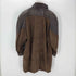 80-90S MADE IN FRANCE Lamb Leathe Ostrich フランス製 ユーロ ラムレザー オーストリッチ コンビ ロング コート レディース