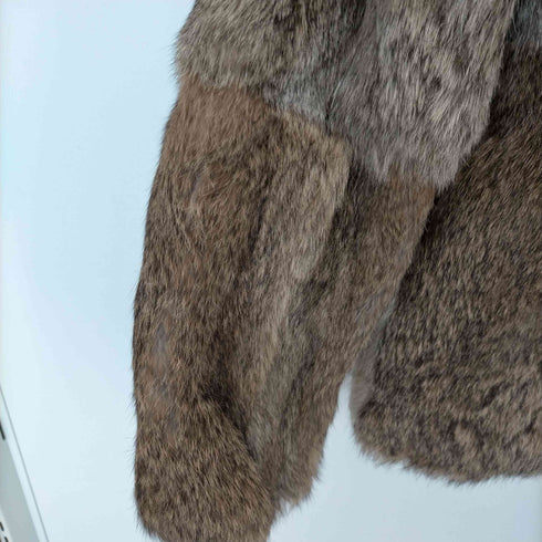 Real Fur 100% Mouton Jacke リアルファー 100% ムートン ブルゾン ジャケット レディース