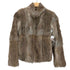 Real Fur 100% Mouton Jacke リアルファー 100% ムートン ブルゾン ジャケット レディース