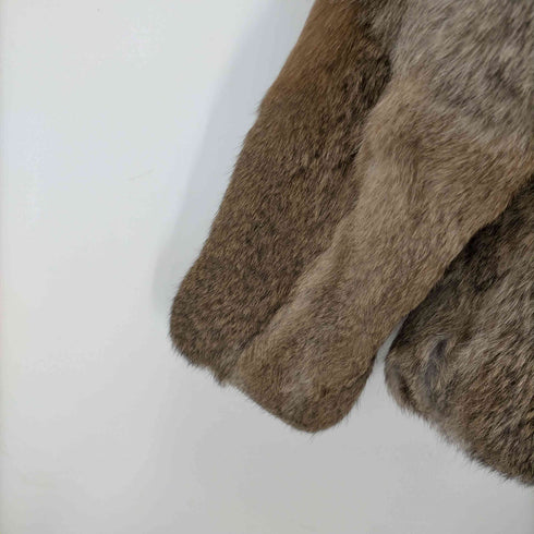Real Fur 100% Mouton Jacke リアルファー 100% ムートン ブルゾン ジャケット レディース