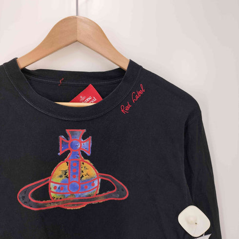 ヴィヴィアンウエストウッドレッドレーベル Vivienne Westwood RED LABEL オーブ ORB プリント クルーネックカットソー レディース JPN:2