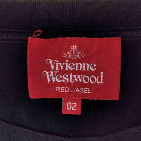 ヴィヴィアンウエストウッドレッドレーベル Vivienne Westwood RED LABEL オーブ ORB プリント クルーネックカットソー レディース JPN:2