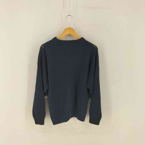 アイビークルー IVY CREW 香港製 ラミーコットン アーガイルニット メンズ import:L