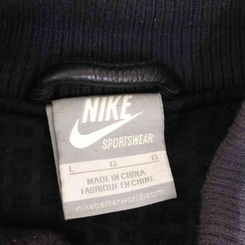 ナイキ NIKE レザー切替ウールスタジャン メンズ JPN:L