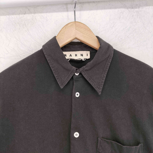 マルニ MARNI コットン ロングスリーブ ボタンダウンシャツ メンズ EUR:44
