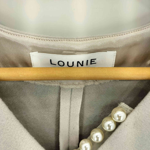 ルーニィ LOUNIE ダブルジャージーVネックプルオーバー レディース 36