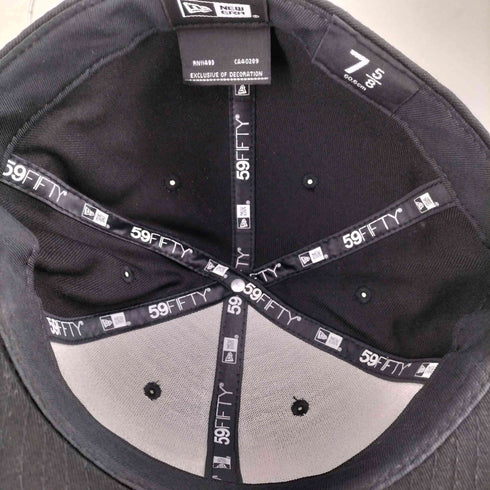 ニューエラ NEW ERA 59FIFTY BASEBALLチーム ロゴ刺繍 6パネル キャップ メンズ 7 5/8