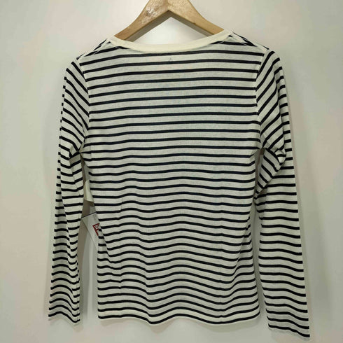 モンベル mont bell WIC.ボーダー ロングスリーブT レディース JPN:M