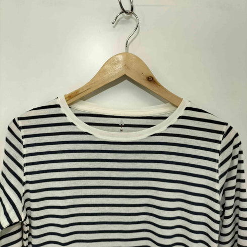 モンベル mont bell WIC.ボーダー ロングスリーブT レディース JPN:M
