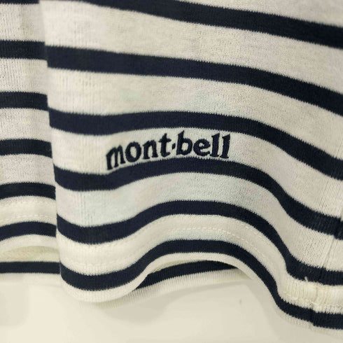 モンベル mont bell WIC.ボーダー ロングスリーブT レディース JPN:M