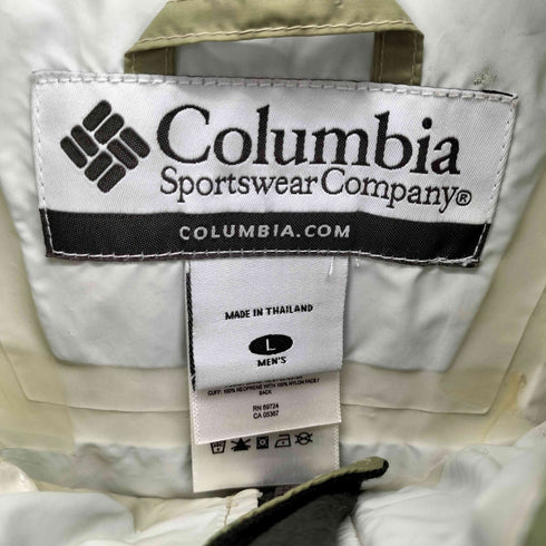 コロンビア Columbia OMNI TECH オムニ テック フィッシング ナイロン フーデッド ジャケット メンズ import:L