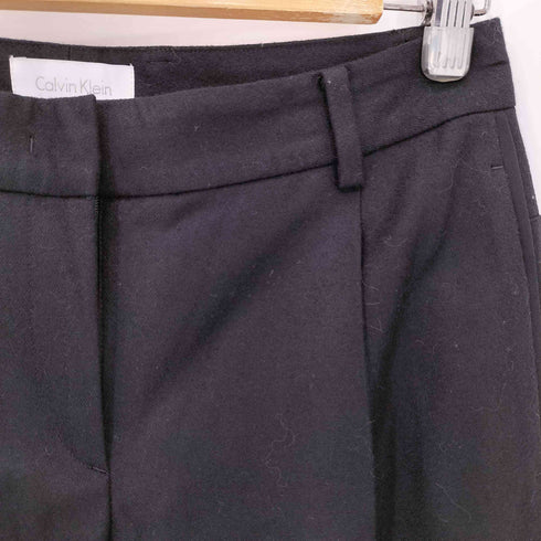 カルバンクライン CALVIN KLEIN ウール スラックス タックパンツ メンズ JPN:1