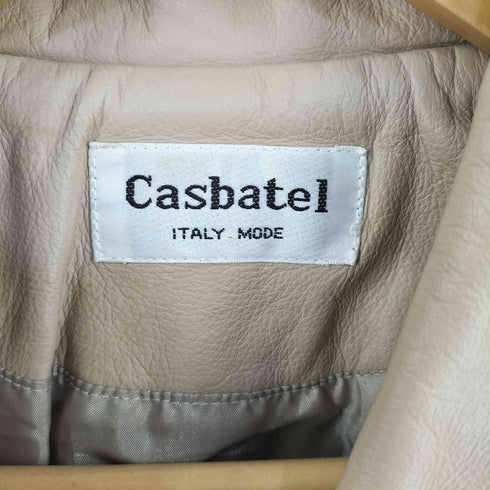 Casbatel レザーコート レディース