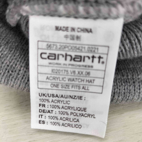カーハート Carhartt ACRYLIC WATCH HAT メンズ ONE SIZE