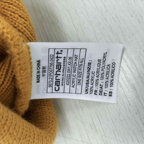 カーハート Carhartt ACRYLIC WATCH HAT メンズ ONE SIZE