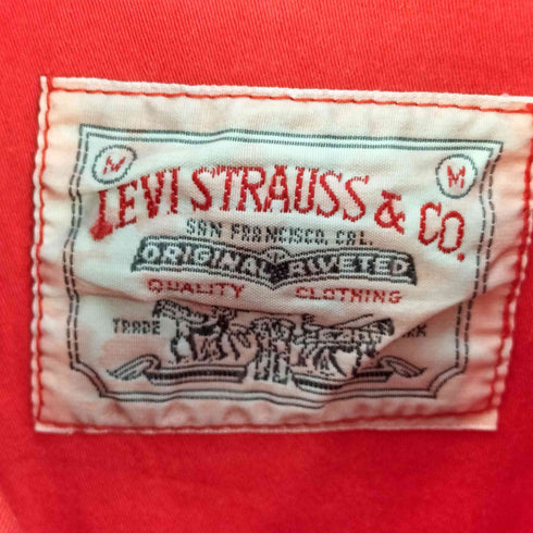リーバイス Levis 刺繍タグ 赤タブ ダブルポケット レギュラーカラーシャツ メンズ import:M