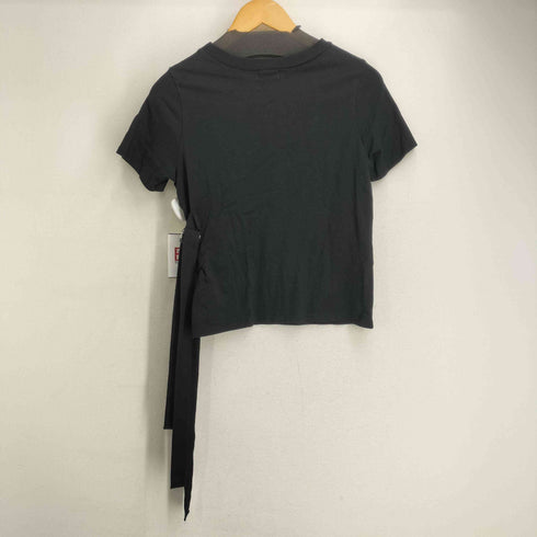レキサミ REKISAMI サイドベルトデザイン S/S Tシャツ レディース