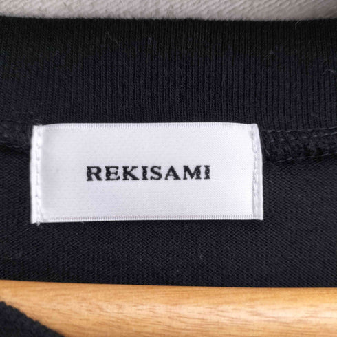 レキサミ REKISAMI サイドベルトデザイン S/S Tシャツ レディース