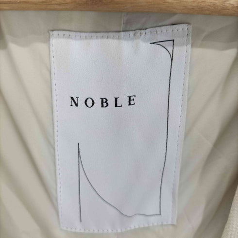 ノーブル Noble リネン混ダブルテーラードジャケット レディース 38