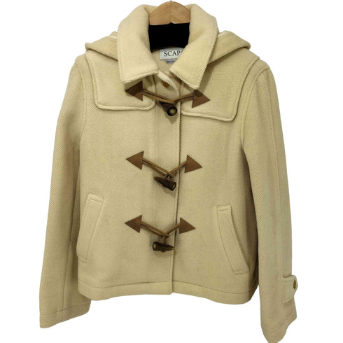 スキャパ SCAPA ウール混 フーデッドダッフルコート レディース EUR:38