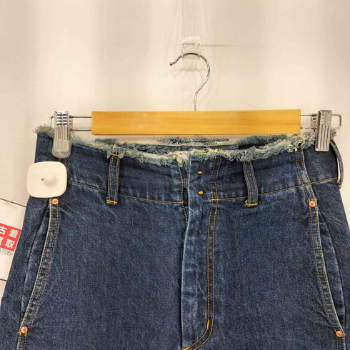 AARET デニムフリンジ ワイドパンツ レディース 27