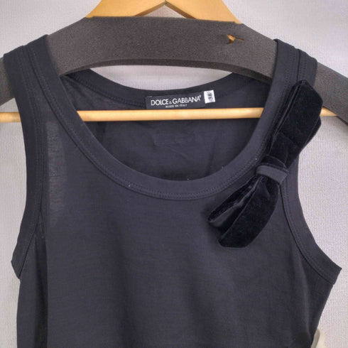 ドルチェアンドガッバーナ DOLCE&GABBANA ショルダーリボンタンクトップ レディース 38