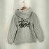 ステューシー Stussy フロントロゴ ロングスリーブ プルオーバー パーカー メンズ S