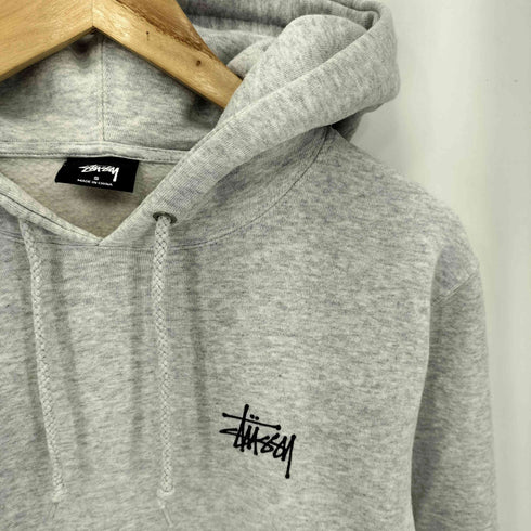 ステューシー Stussy フロントロゴ ロングスリーブ プルオーバー パーカー メンズ S