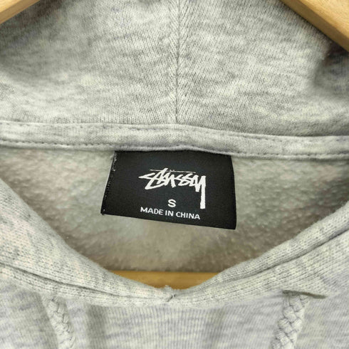 ステューシー Stussy フロントロゴ ロングスリーブ プルオーバー パーカー メンズ S