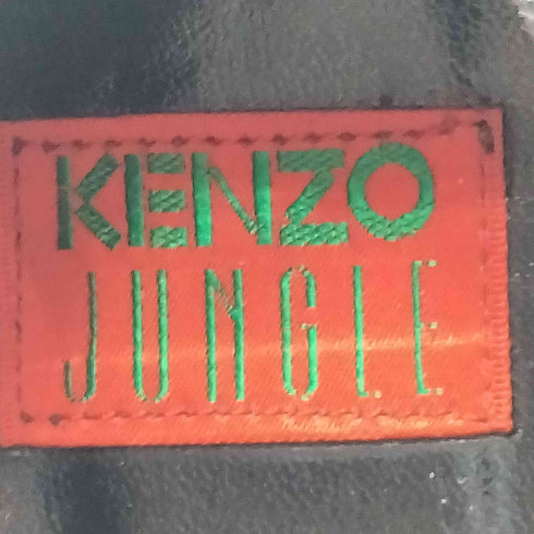 ケンゾージャングル KENZO JUNGLE レザー ストラップ スクエアトゥ ローファー レディース 36