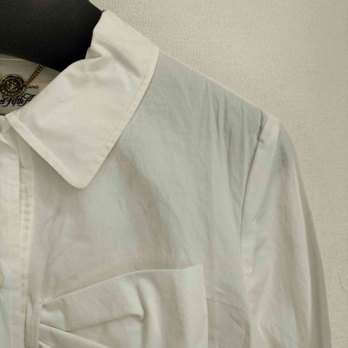 ミュベール MUVEIL フロントリボンデザインビジューボタンブラウス レディース 38