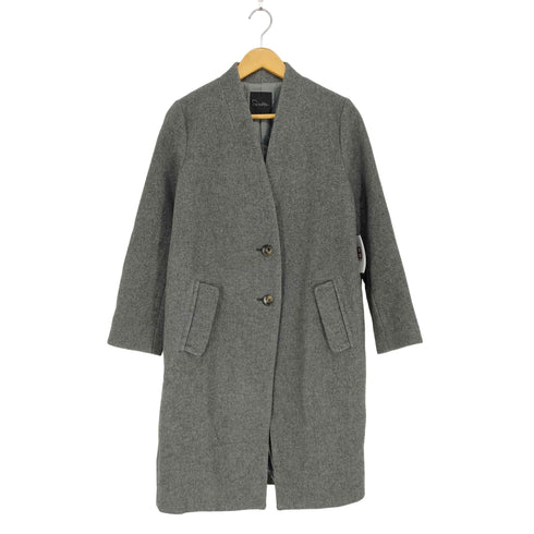 アーバンリサーチ URBAN RESEARCH Vネックノーカラーコート レディース FREE