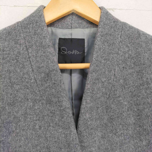 アーバンリサーチ URBAN RESEARCH Vネックノーカラーコート レディース FREE