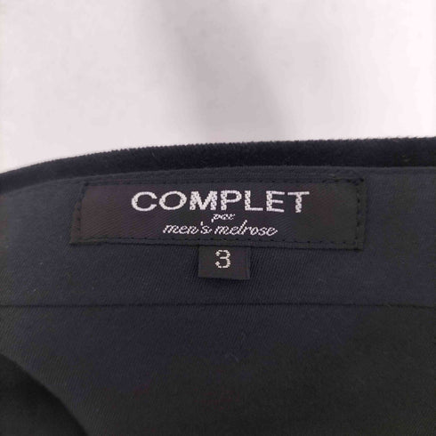 MEN'S MELROSE COMPLET ストライプベロアスラックス メンズ 3