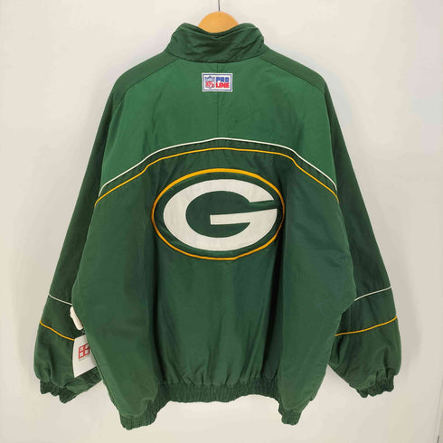 ナイキ NIKE 90-00S TEAMタグ PRO LINE フットボールチーム ロゴ 裏地キルティング ナイロン 中綿 ジャケット メンズ import:XL