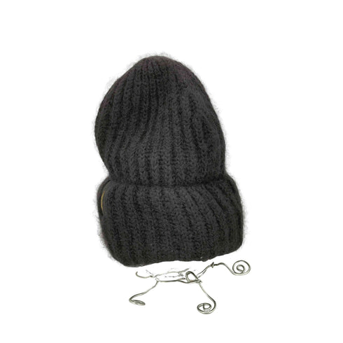 ボルサリーノ Borsalino イタリア製 モヘア混 リブ ニットキャップ メンズ