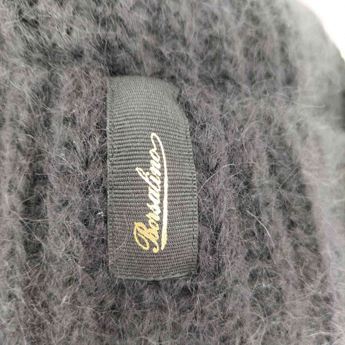 ボルサリーノ Borsalino イタリア製 モヘア混 リブ ニットキャップ メンズ